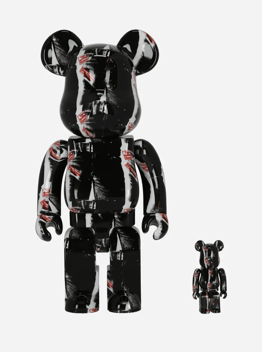 100%+400% Andy Warhol X The Rolling Stones Sticky Fingers Be@rbrick Multicolor