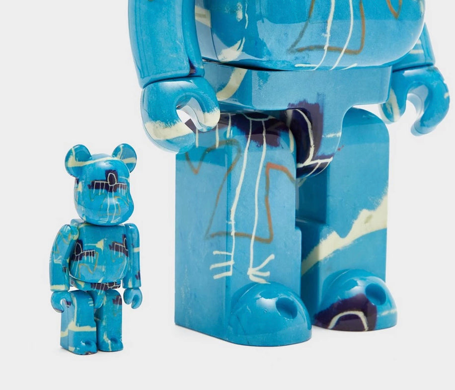 Medicom BE@RBRICK x Jean-Michel Basquiat 100% 400%