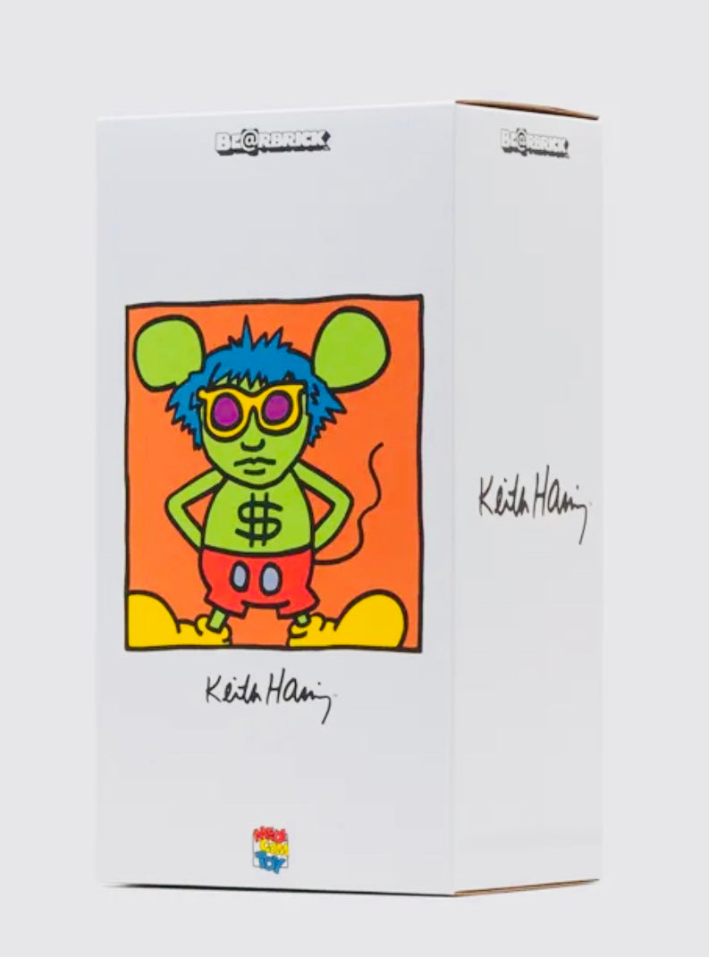 MEDICOM TOY
“Andy Mouse" BE@RBRICK 400% x Keith Haring